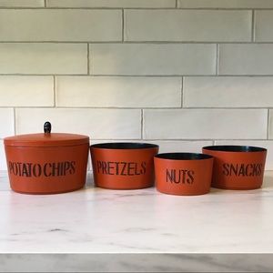 2/$20 Vintage Snack Serving Set